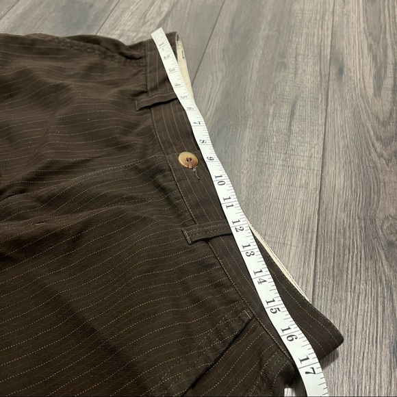 Vintage Taint Linen Zip-Up Linen Shorts - Picture 6 of 6